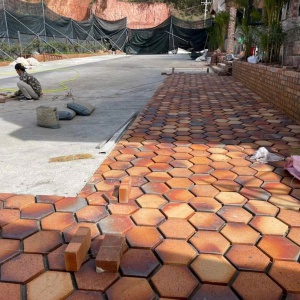 Gạch cổ lát sân vườn Kt 230x114x30mm